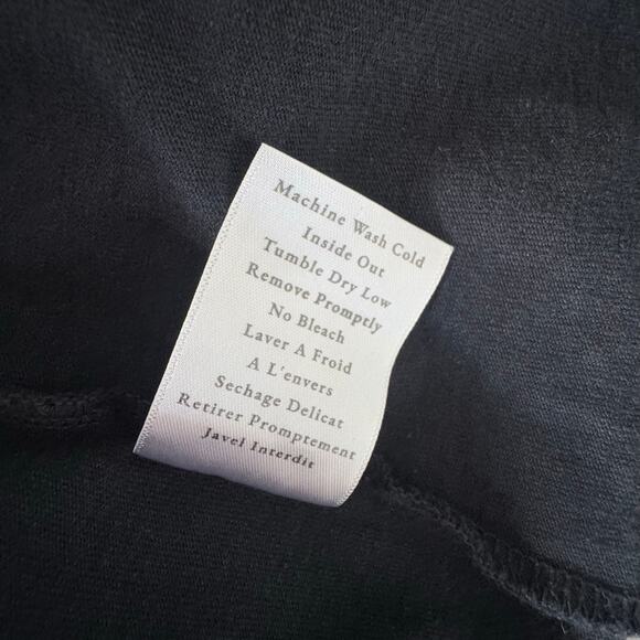 Frank & Eileen Mini Lily Popover Henley Tank Dress Sleeveless Black Size L NWOT - Picture 8 of 10